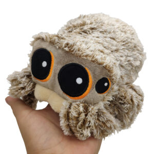 16cm/6.3inch Spider Plush Toys PP Cotton Filler Soft Cute Animal Spider Stufffed Toy Gifts for Kids