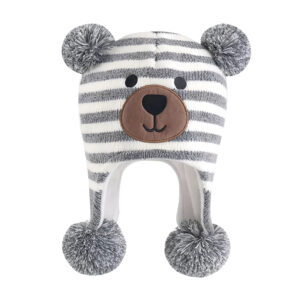 Toddler Kids Infant Winter Hat,Earflap Knit Warm Cap Fleece Lined Beanie for Baby Boys Girls