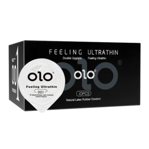 10 PCS  Pack of 1 Condom, Ultra Thin Hyaluronic Acid Water Replenishing Lubricated Condoms