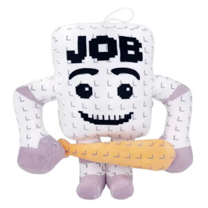 Steal a Brainrot 9-Inch Job Block Plush Toys Pillow – Soft Huggable Cushion, Stylish Decor Accent & Collectible for Enthusiasts