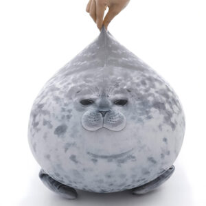 Chubby Blob Seal Pillow,Stuffed Cotton Plush Animal Toy Cute Ocean