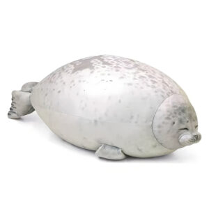 Cute Blob Seal Pillow, Chubby Seal Plush Hug Pillow Soft Stuffed Animal Toy